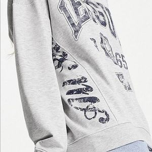 Topshop oversized sweatshirt